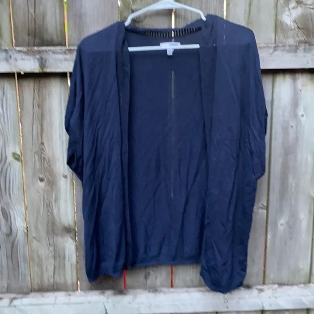 Sonoma Blue open cardigan sz. L